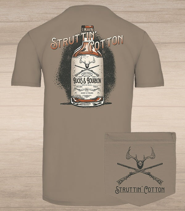 struttin cottin graphic tee