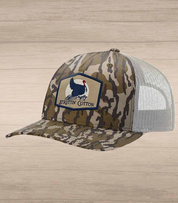 Turkey Sunrise Patch Snap Back Trucker – Bottomlands/Khaki