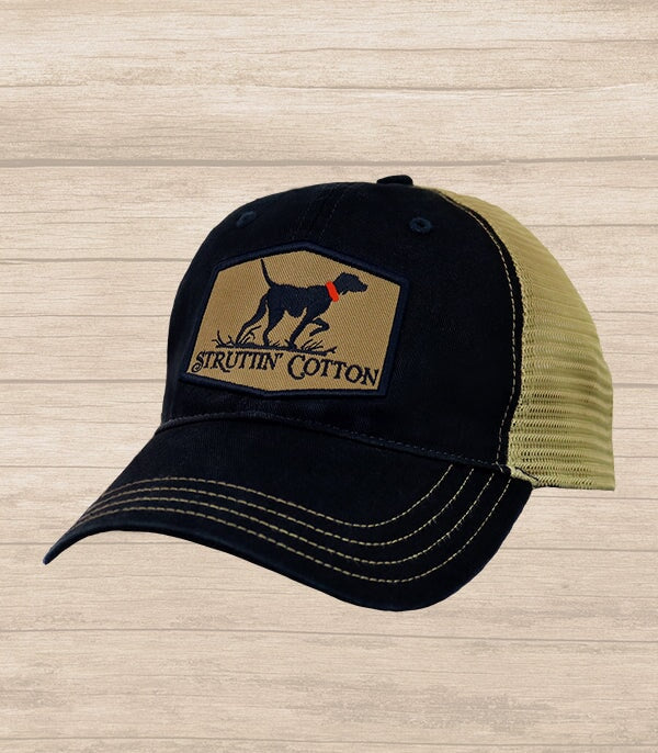 Unstructured Trucker Embroidered Logo Cap