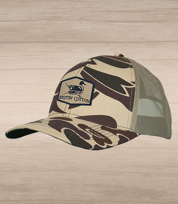 camo duck patch hat
