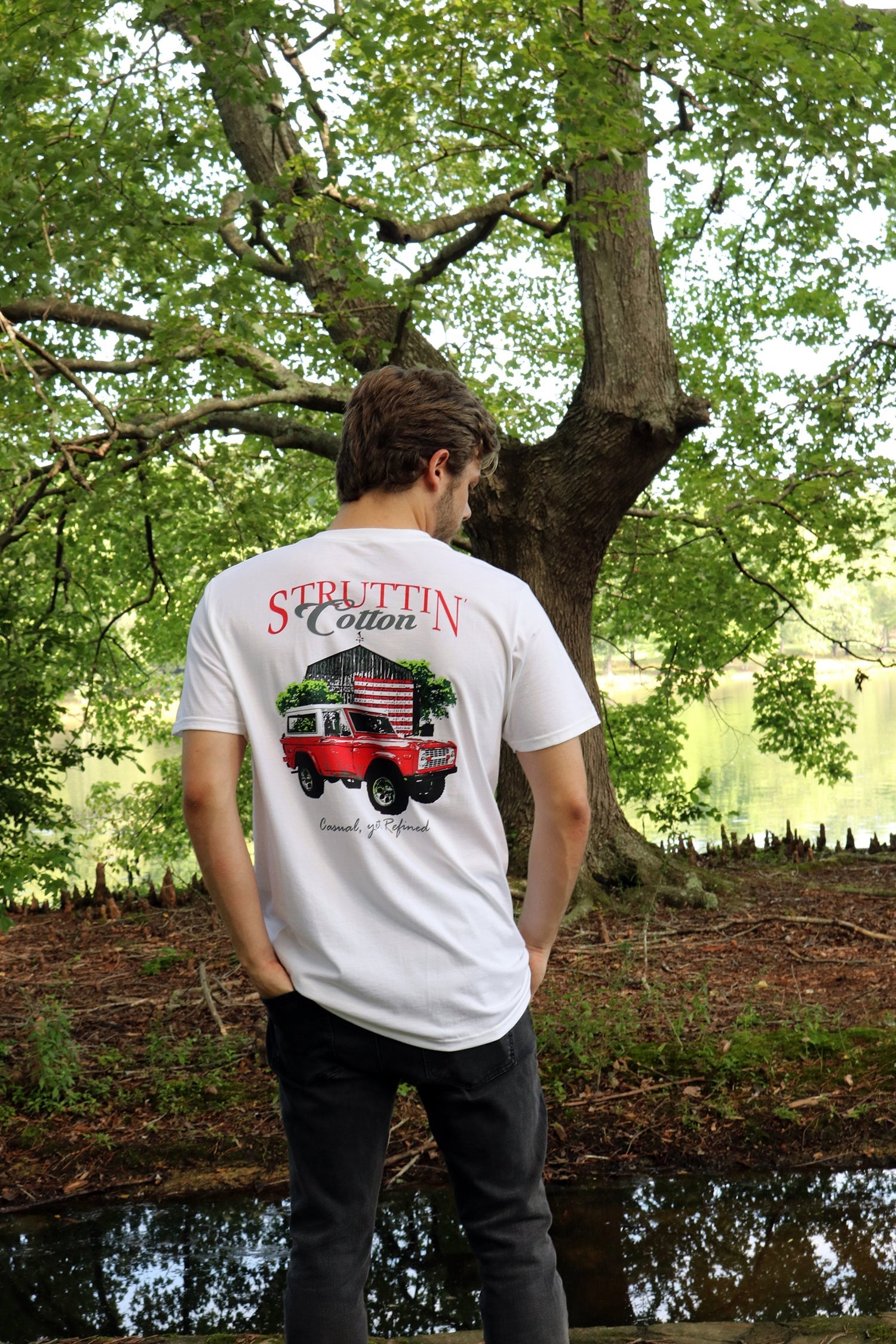 American Bronco Classic T-Shirt-Struttin Cotton