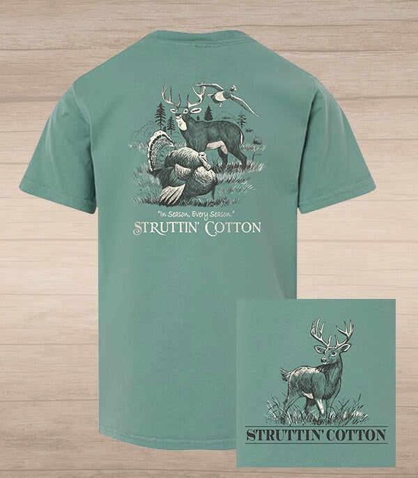 Youth In Season Every Season T-Shirt-Struttin Cotton