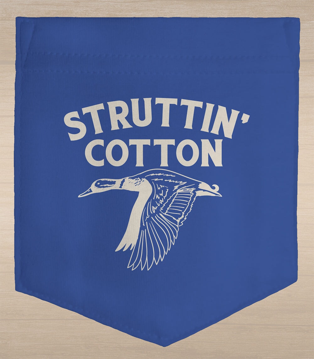 Patriotic Mallard T-Shirt - Nautical Blue