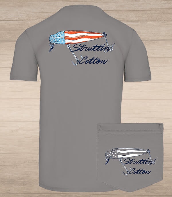 Patriotic Lure Watercolor T-Shirt