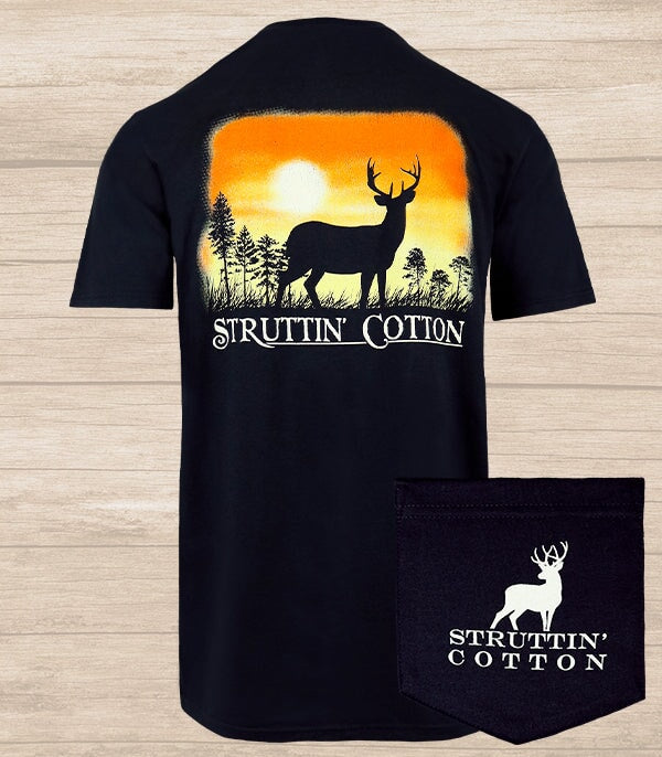 graphic tee with a deer