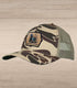 camo hat with dog patch